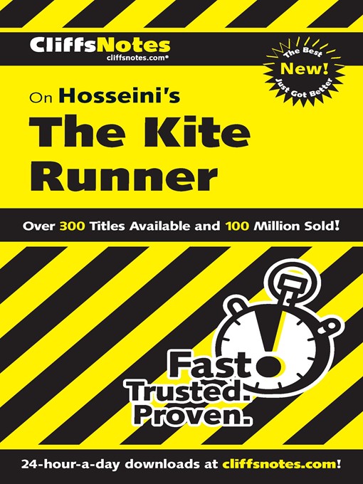 Cover image for CliffsNotes on Hosseini's The Kite Runner
